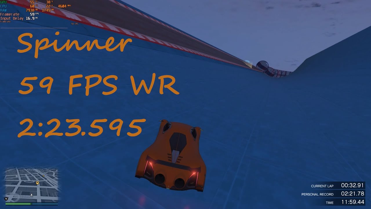 GTA Online - Spinner 59 FPS WR - 