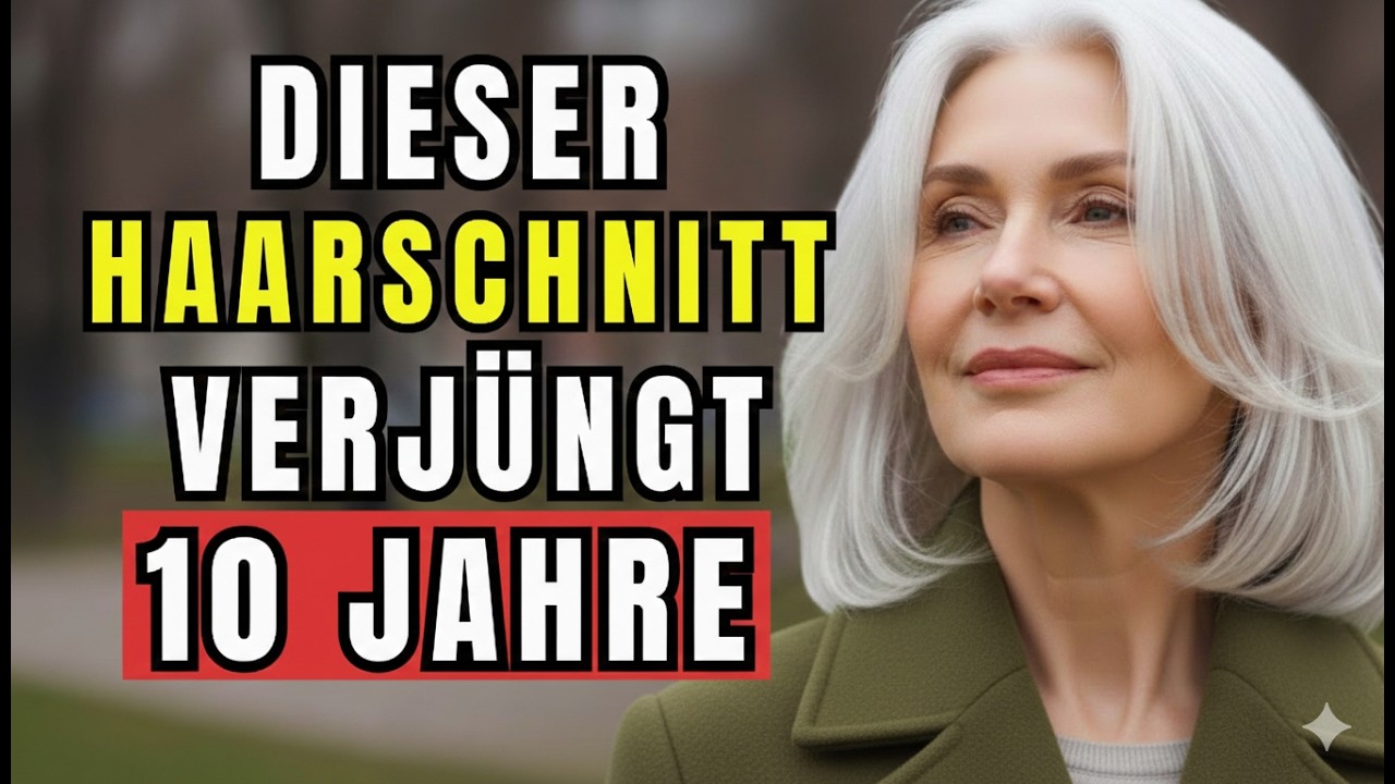 7 Frisuren für Frauen ab mindestens 60 die 10 Jahre jünger machen & 3 Schnitte die Sie vermeiden!