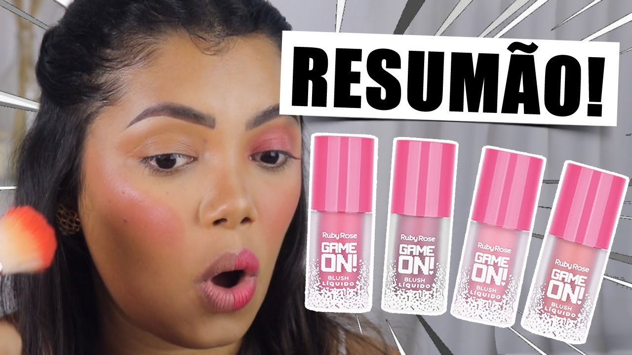 PRIMEIRAS IMPRESSÕES BLUSH LÍQUIDO GAME ON + OUTROS PRODUTOS *Cheia de Truques*