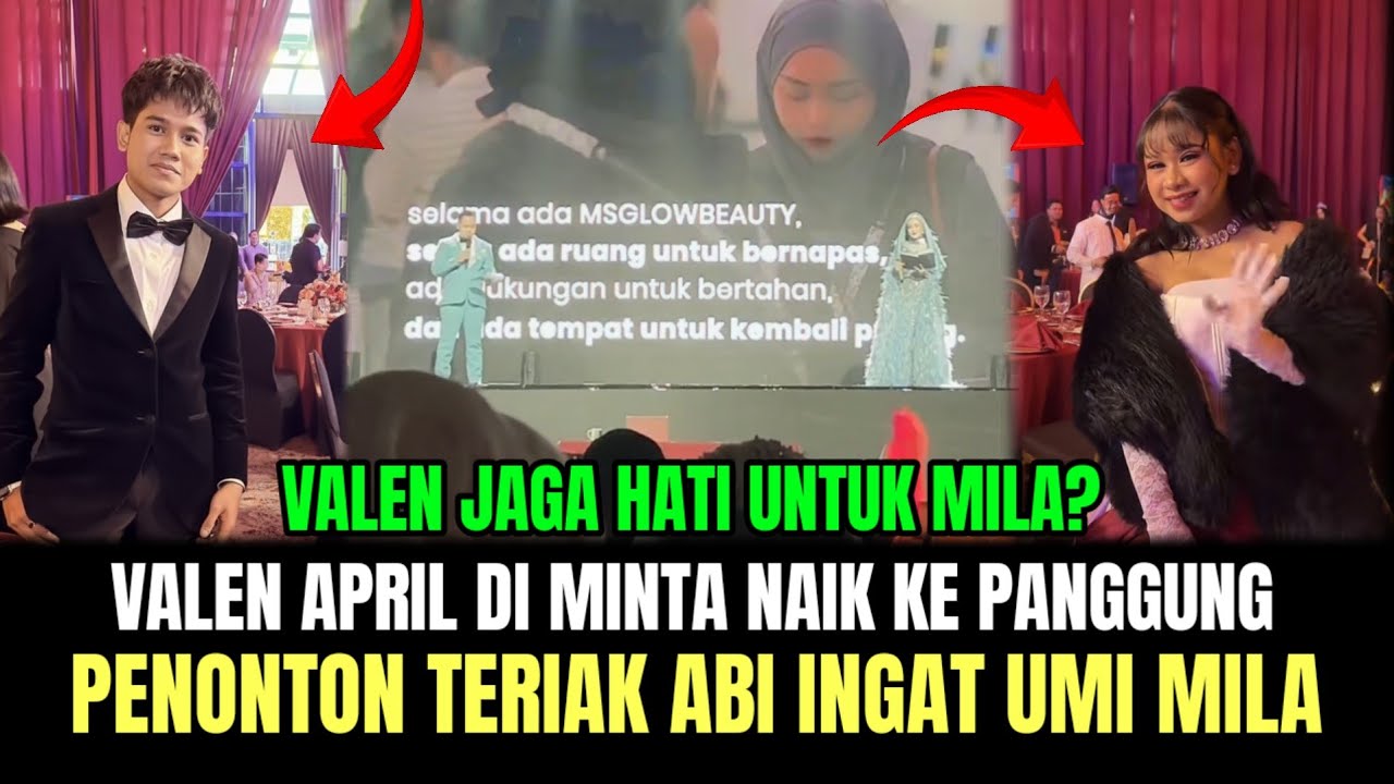 HEBOH ABIS! Valen dan April di Minta Naik ke Panggung, Penonton Teriak Abi Ingat Umi Mila!
