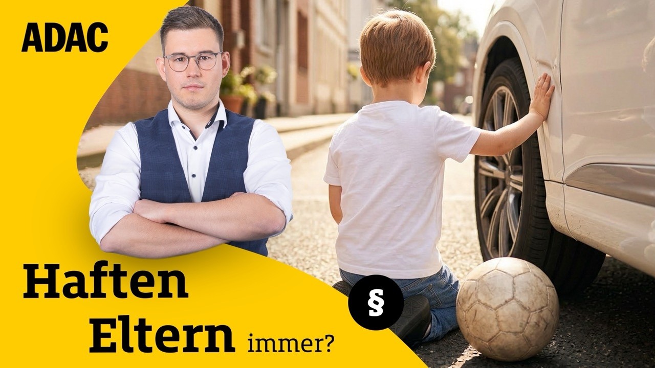 Kind zerkratzt euer Auto – wer zahlt wirklich den Schaden? | ADAC | Recht? Logisch!