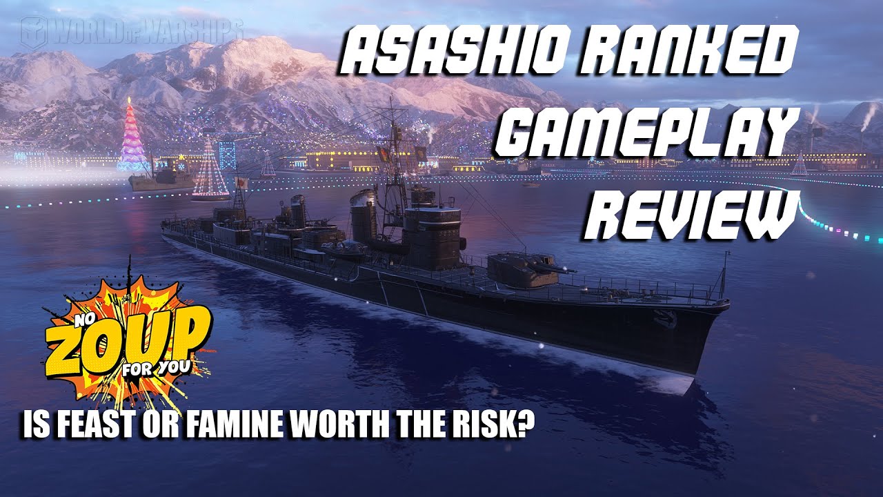 World of Warships Asashio Ranked Gameplay Review