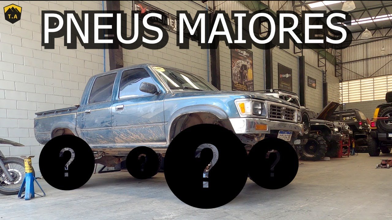 Cabrita ganhou pneus maiores! - Hilux 1995 Japonesa