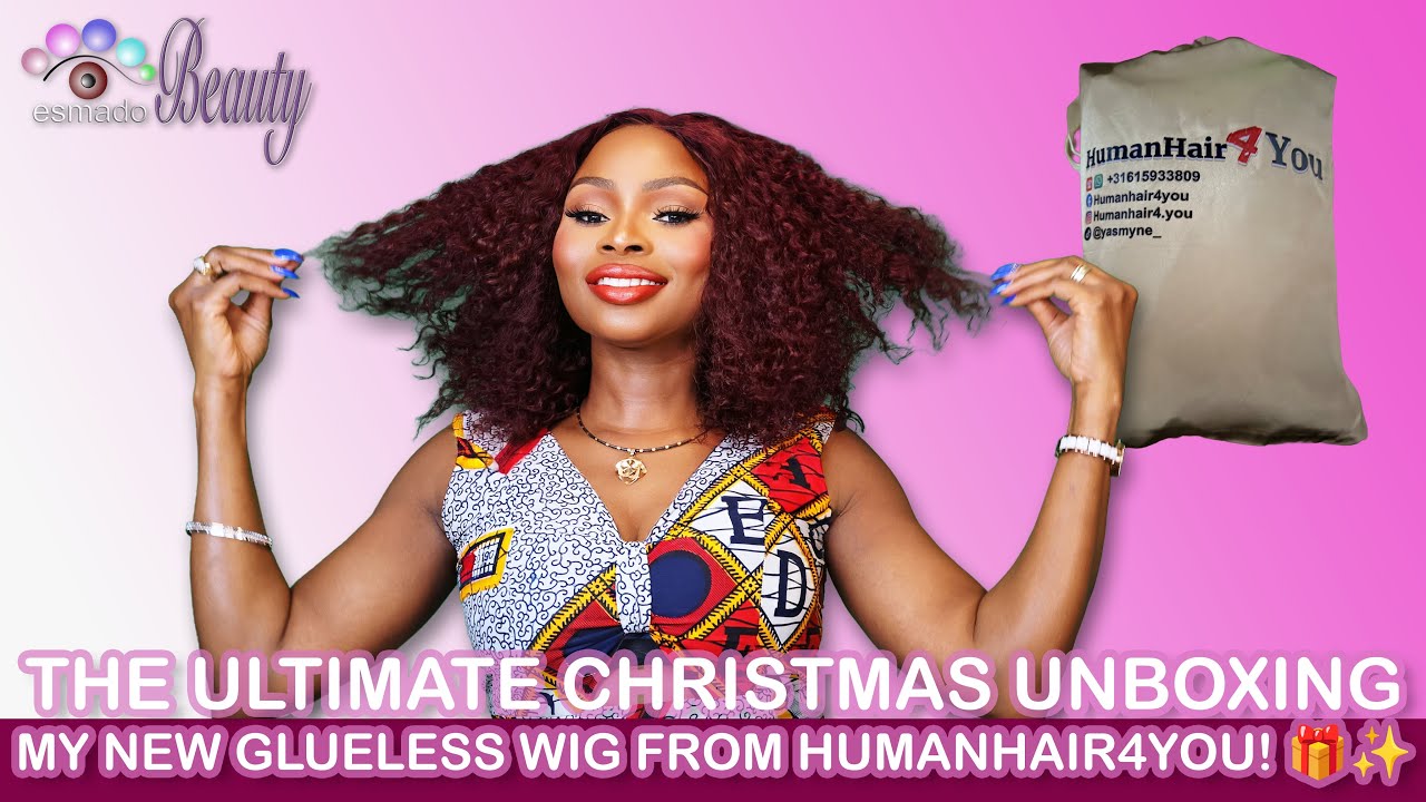 Самое грандиозное рождественское открытие: мой новый парик без клея от HumanHair4You! 🎁✨