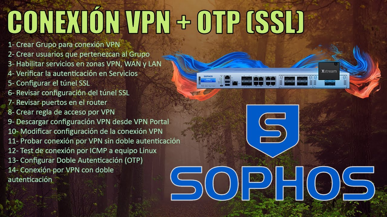 Tutorial Sophos XG - Configurar VPN + Autenticación Multifactor (SSL)