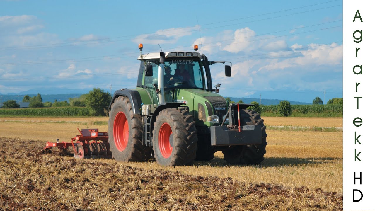 Fendt Favorit 926 Vario + Rossetto Disk Harrow - Minimum Tillage 2015