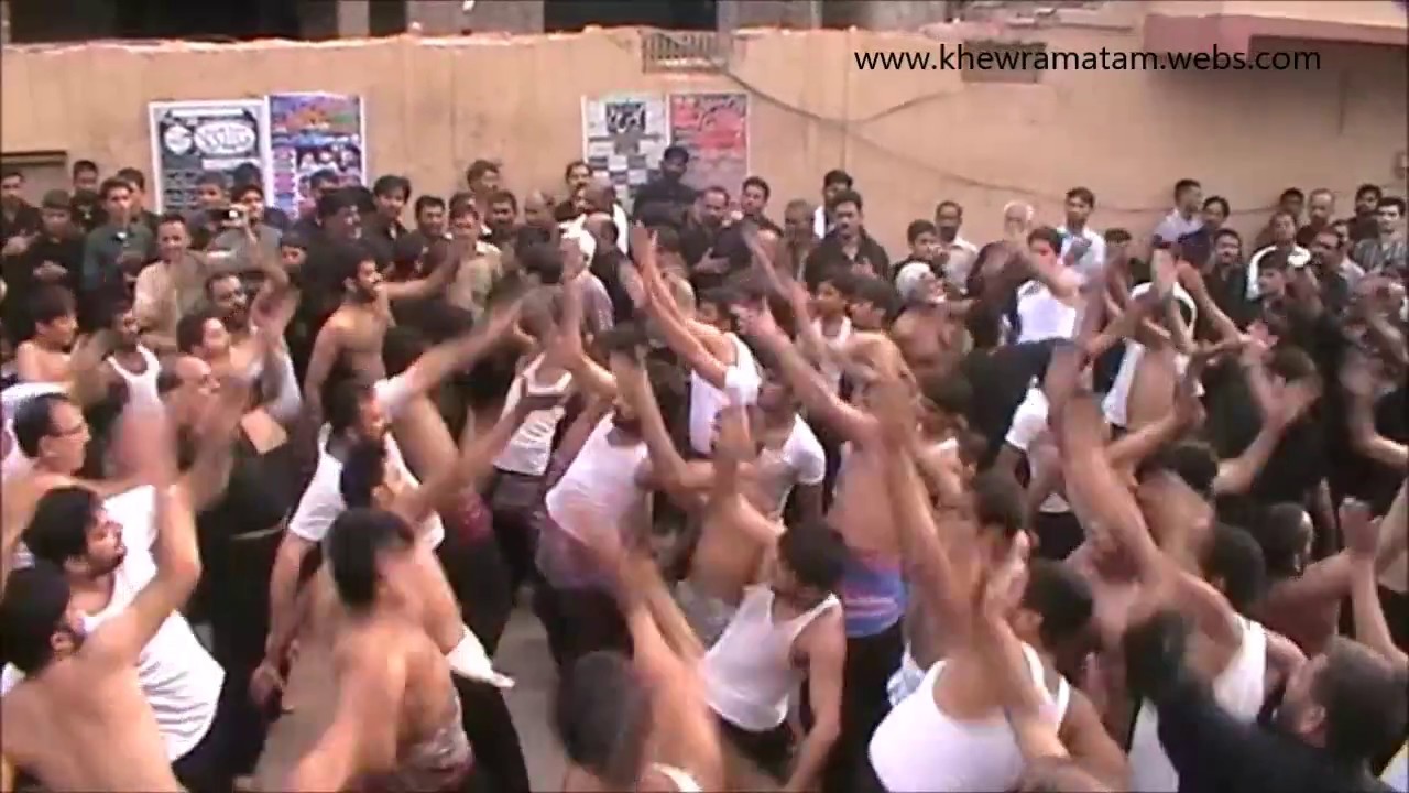 8th Muharram 1438 2016 | Zuljinha Jaloos | Azadari at Markazi Imam Bargha | Khewra, Pakistan |