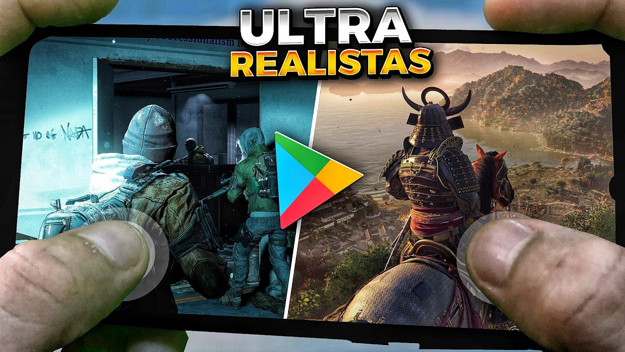 FINALMENTE! 8 JOGOS ULTRA REALISTAS PARA CELULAR😱 MELHORES JOGOS PARA ANDROID 2026