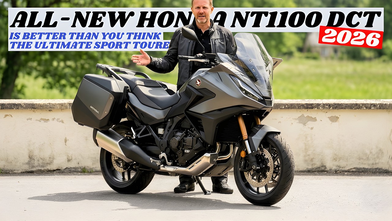 Honda NT1100 DCT 2026: доказательство того, что большой двигатель не нужен