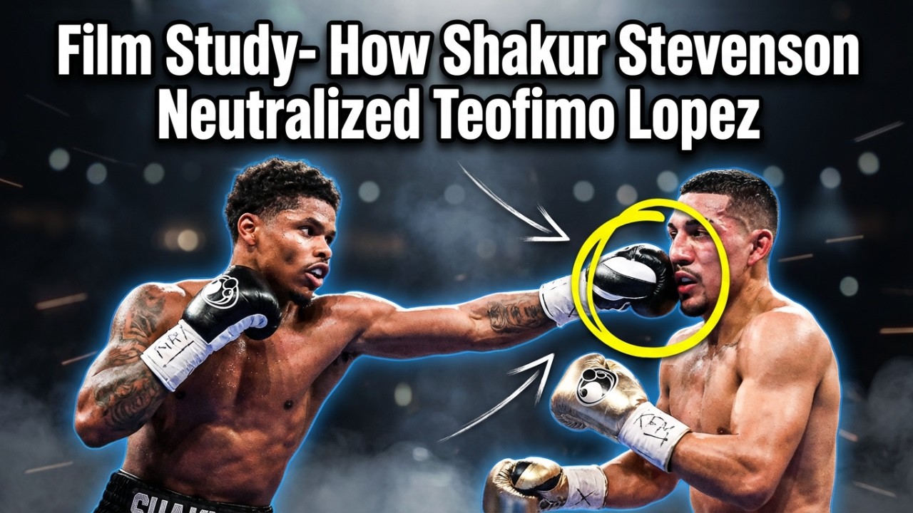 Film Study  How Shakur Stevenson Neutralized Teofimo Lopez