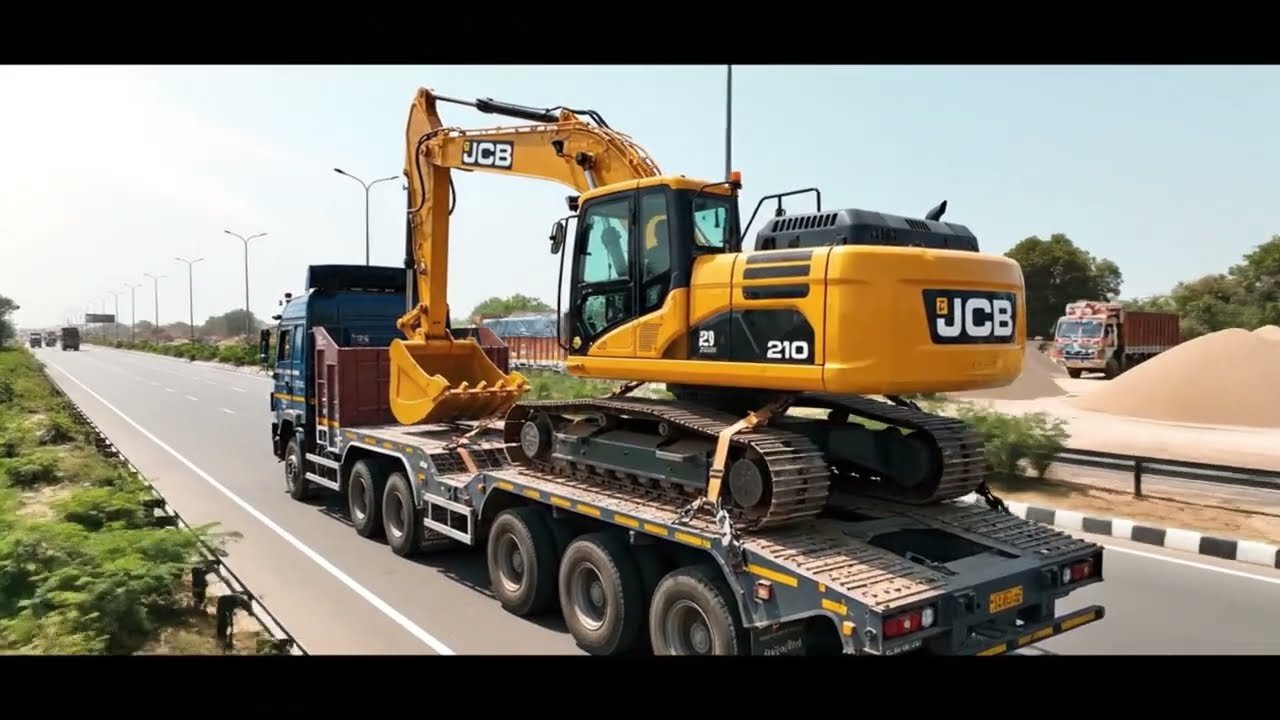  Jcb 210 Excavator Loading in Truck by Experience _210 Excavator video | Amazing Video ! #jcb3dx