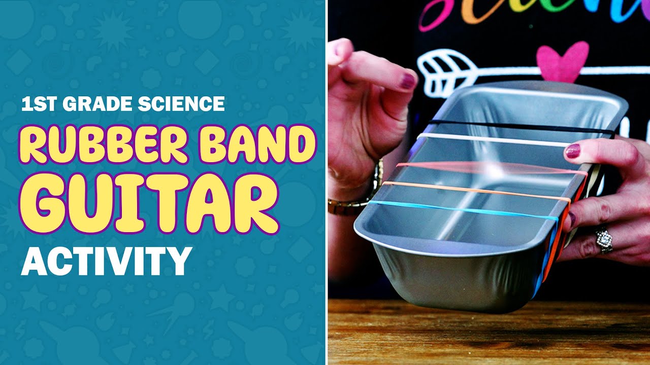 Build a Rubber Band Guitar! 🎸 Fun Science with Ms. Shelley | 1st Grade NGSS