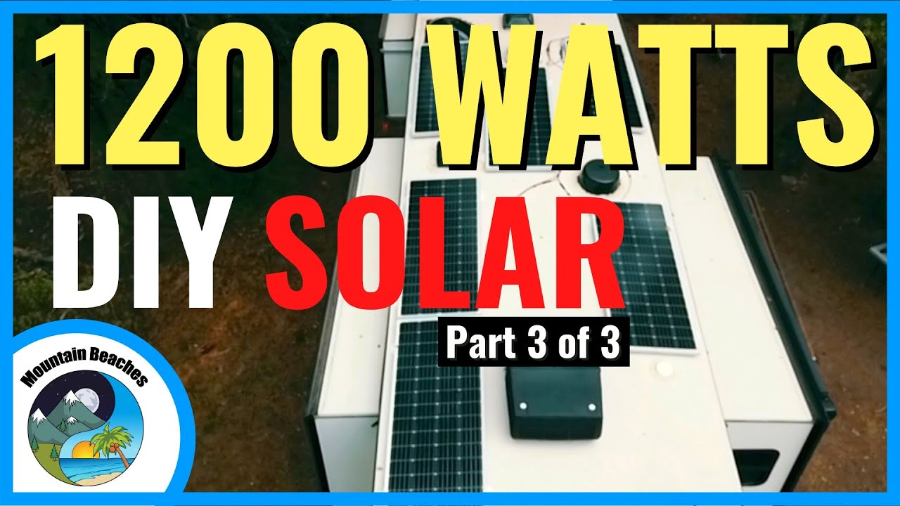 RV DIY SOLAR INSTALL For Off Grid Boondocking | Part 3 of 3 | RV Living