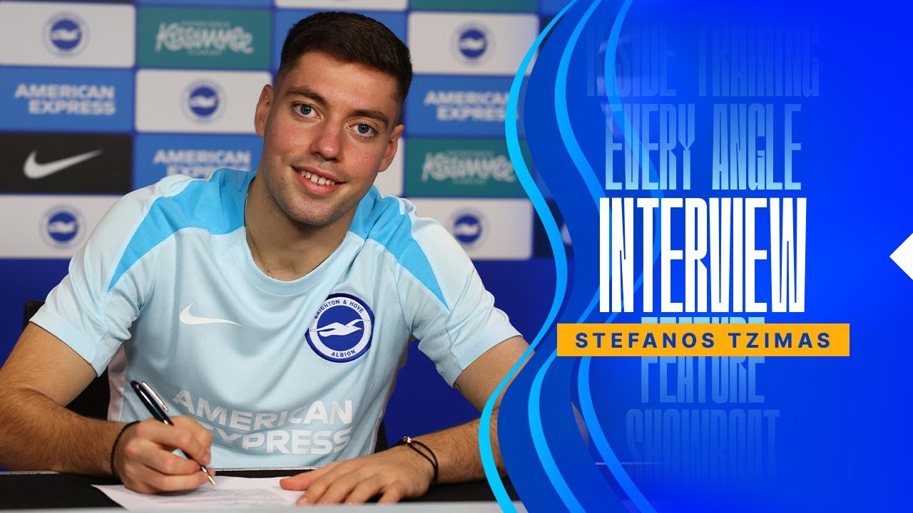 INTERVIEW | Stefanos Tzimas Joins Brighton & Hove Albion