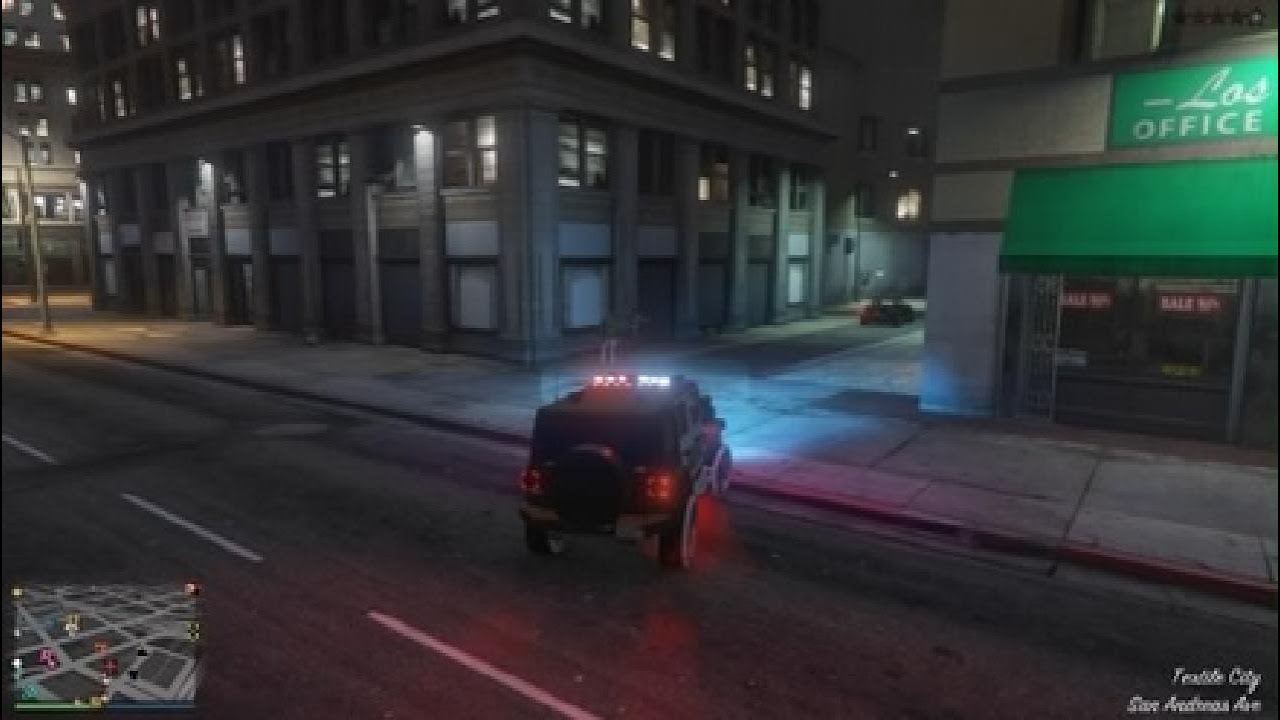 Running from the police!