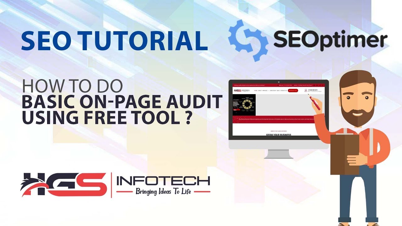 How to do Basic On Page Audit using free tool || Seo Tutorials || SEOptimer