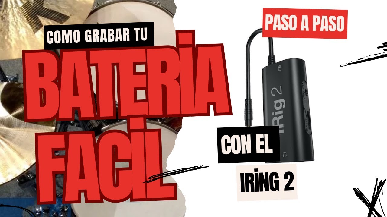 Cómo grabar tu mezcla de bateria Con IRIG2 (paso a paso )