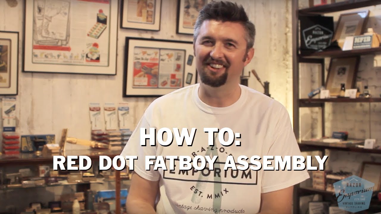 DIY Gillette Red Dot Fatboy Adjustable Safety Razor Disassembly Tutorial