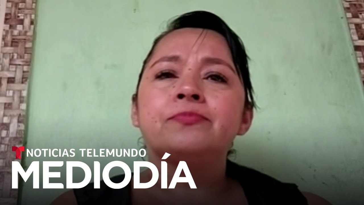 Una madre colombiana se quiebra al relatar cómo vive su hijo arrestado por ICE | Noticias Telemundo