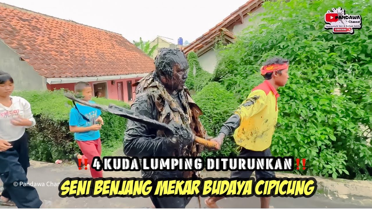 4 Kuda Lumping Ngamuk!! Lulumpingan Benjang Mekar Budaya Di Cipicung