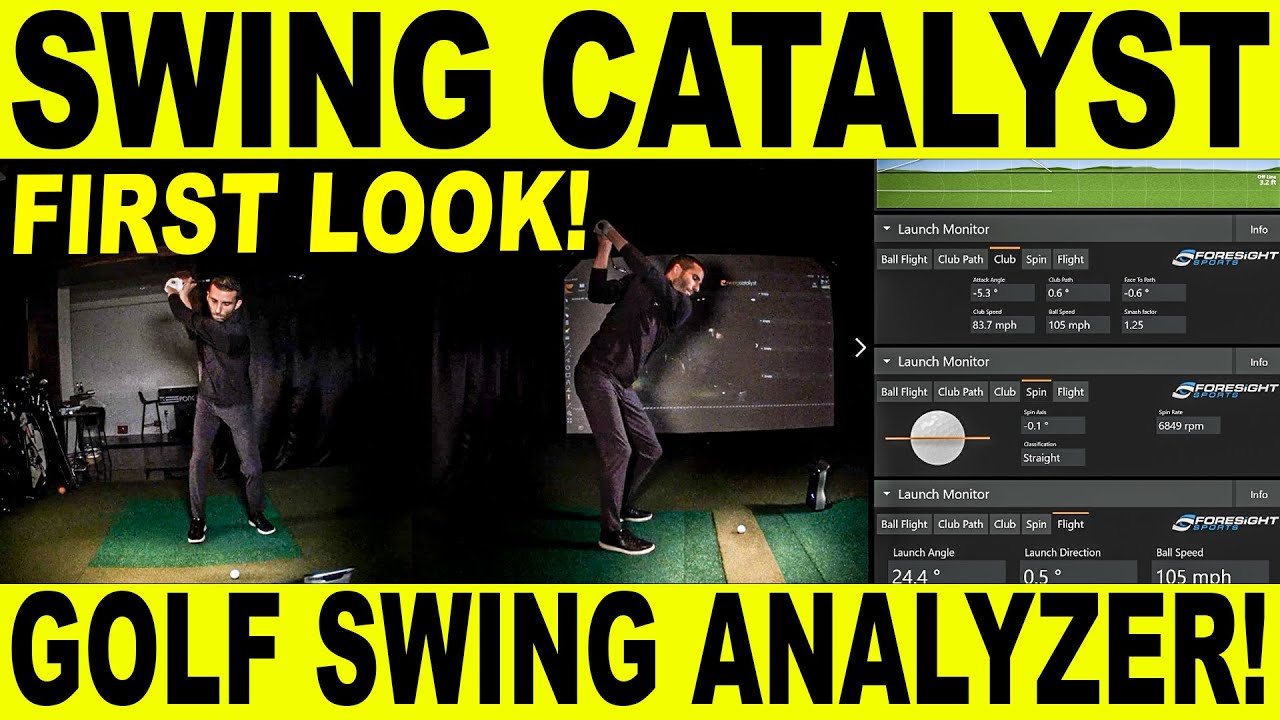 Обзор анализатора ударов Swing Catalyst Golf Analyzer и инструкция по использованию камер и прогр...
