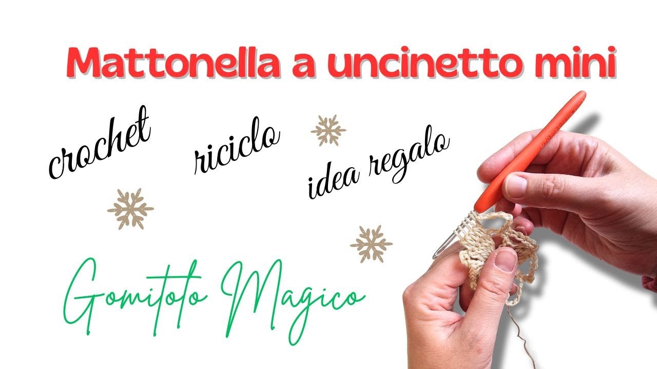 Non crederai ai tuoi occhi, una mattonella mille utilizzi #crochet  #uncinetto #riciclo