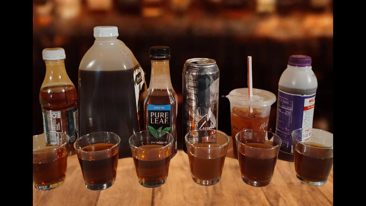 Blind Taste testing Sweet Tea