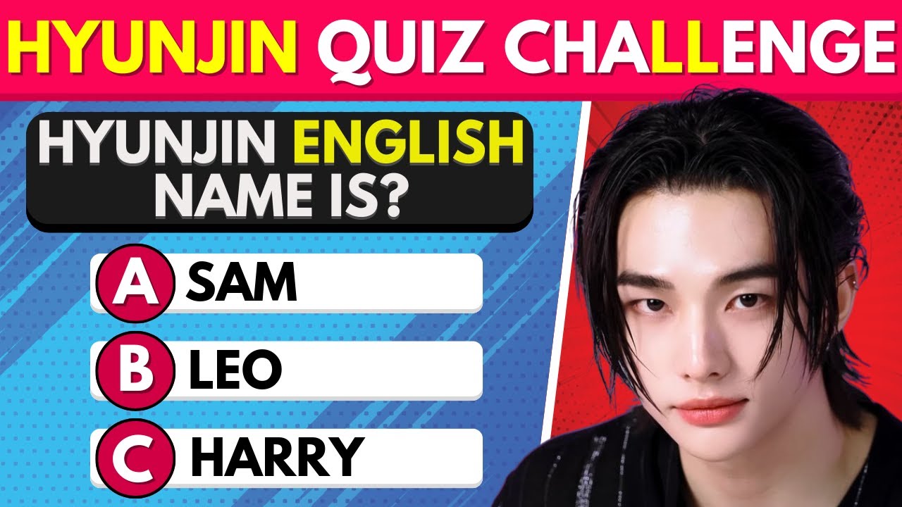 HYUNJIN из Stray Kids: Викторина-челлендж | K-Pop-викторина 🖤❤️