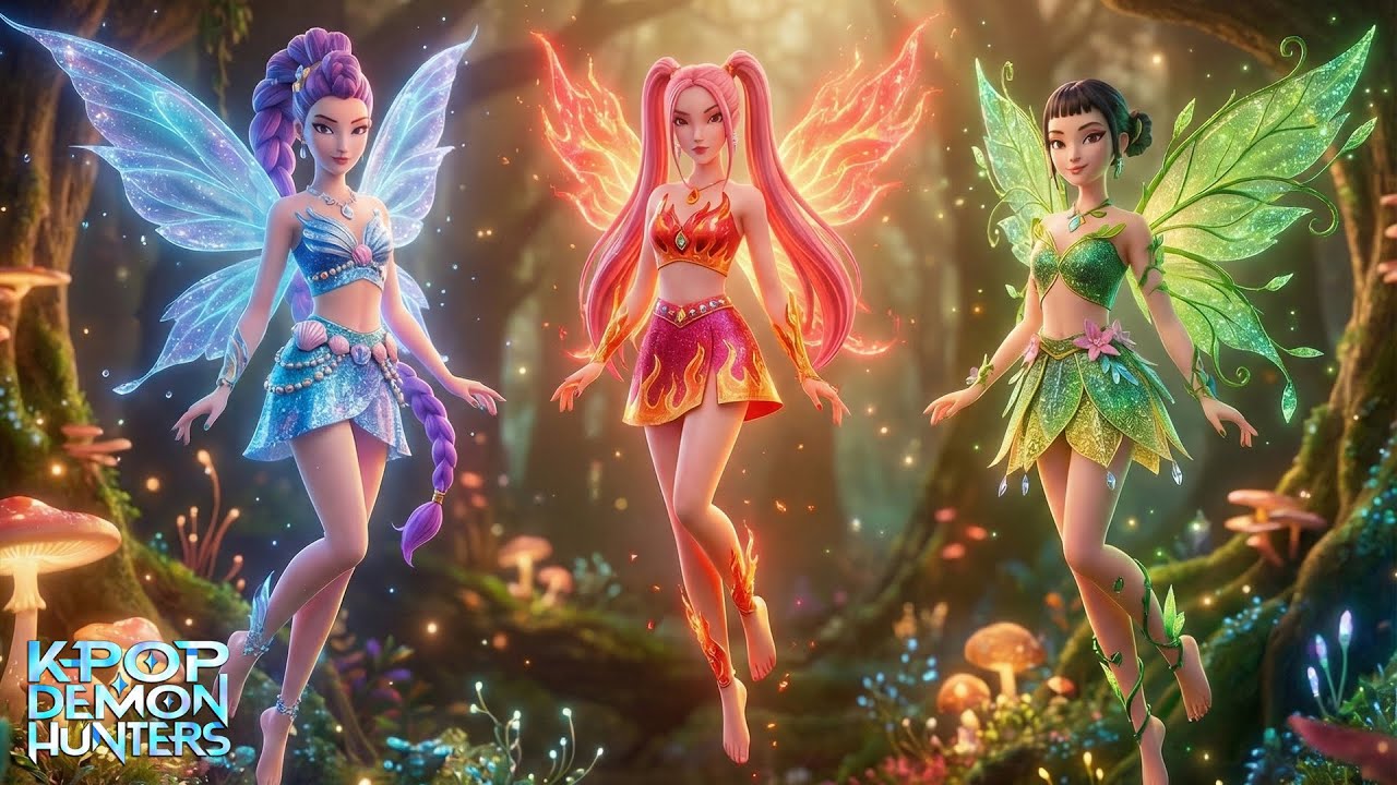 Fairy Girls Demon Hunters | Animated Music Video | Croco Beat