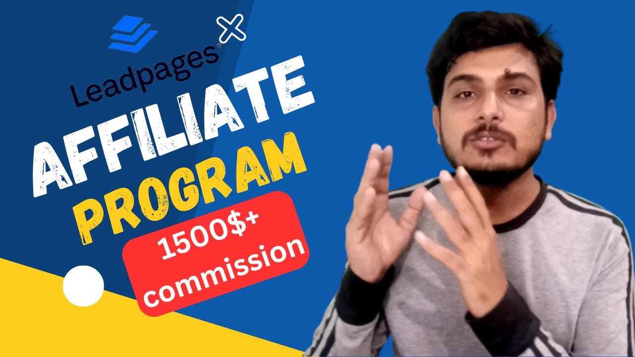 How to Make $1500+ per Month With Affiliate Marketing | Leadpages Affiliate Program