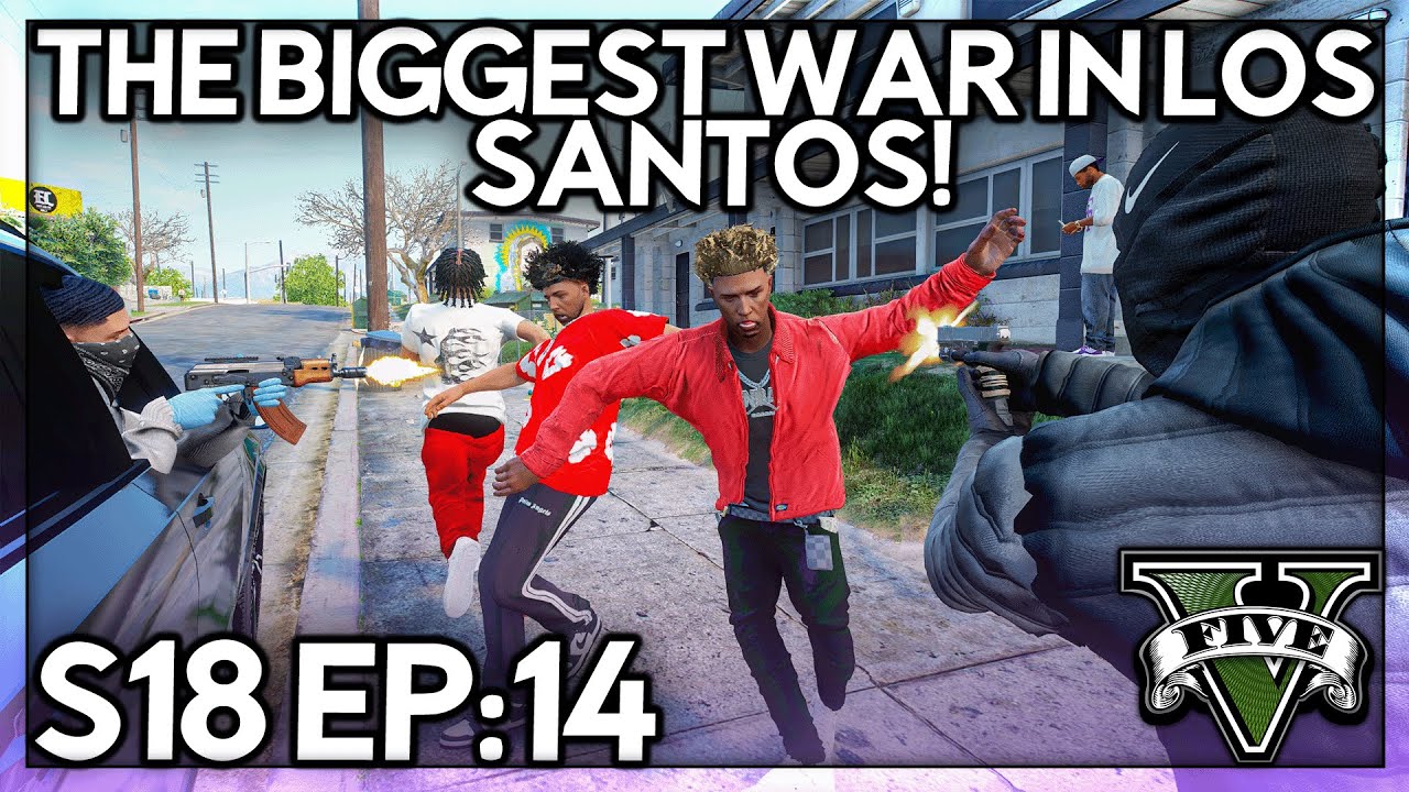 Episode 14: The Biggest War In Los Santos! | GTA RP | Grizzley World Whitelist