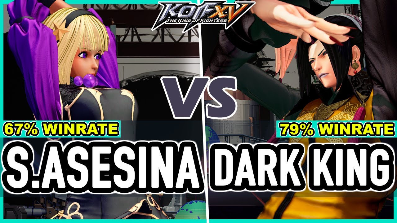 KOF XV ▰ Shermie Asesina (Leona/Athena/Shermie) vs Dark King (Duo Lon/Rugal/O.Yashiro)