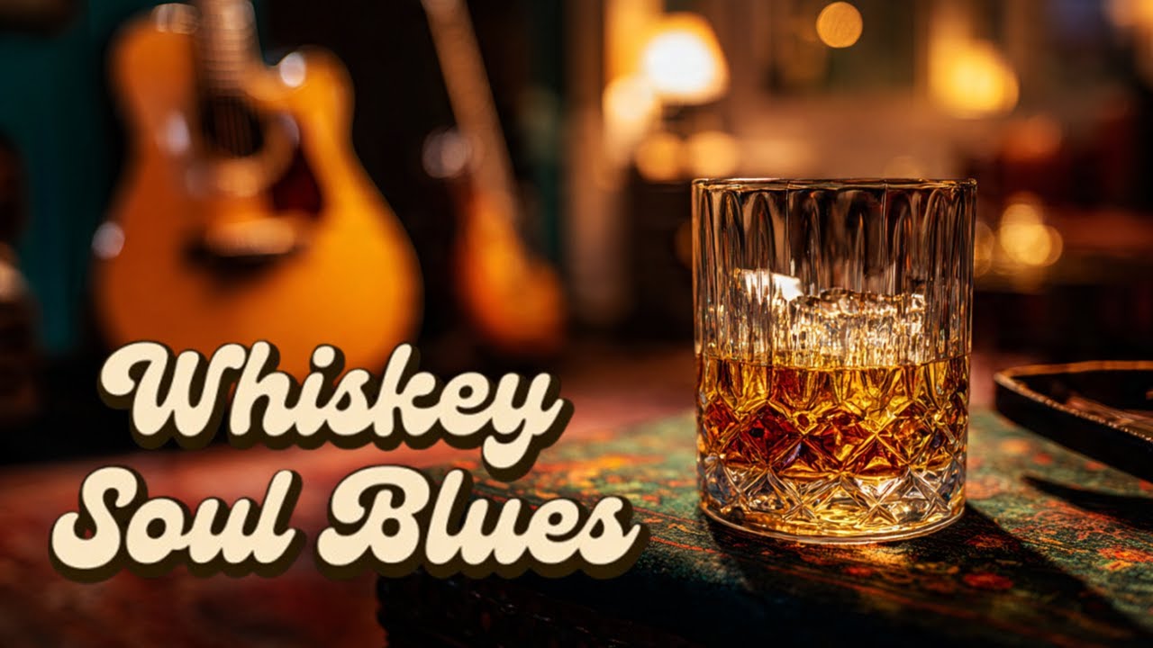 Slow Groove Whiskey Blues | Soulful Melancholic Guitar for Relaxation, Reflection & Late-Night Vibes