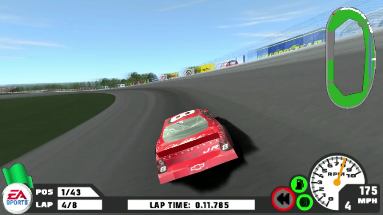 NASCAR PSP - Michigan International Speedway 1080p (PPSSPP)