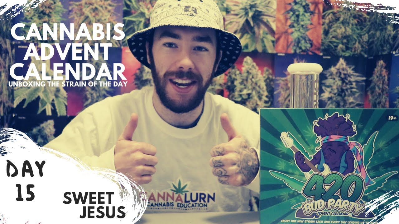 Day 15: Sweet Jesus Marijuana Strain Review - 420 Cannabis Advent Calendar Unboxing