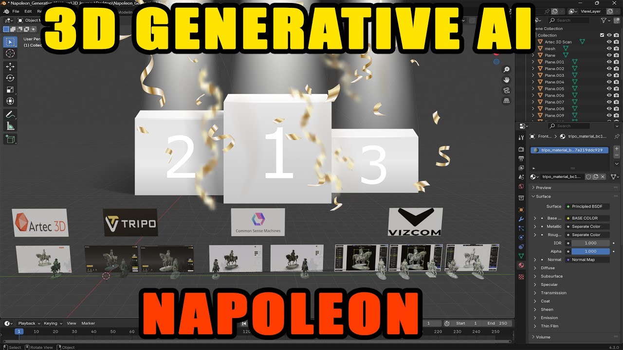 Generative AI Showdown Tripo vs CSM vs Vizcom &ndash; Best for Cultural Heritage