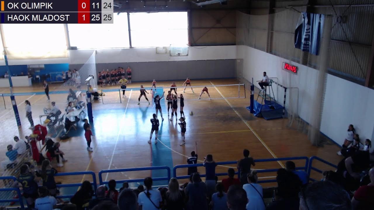 27.4.2025. PH MALA Ž, ZA DEVETO MJESTO, OK OLIMPIK - HAOK MLADOST