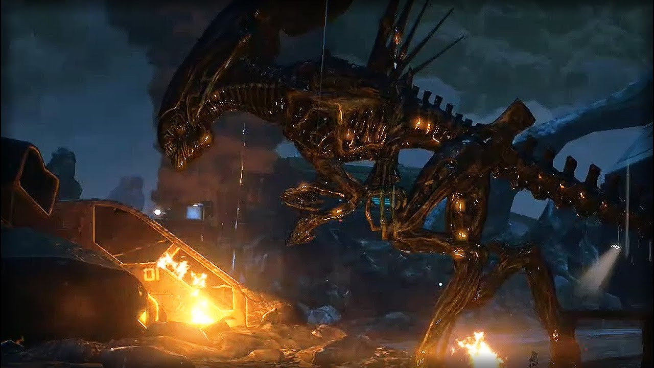 FIREFIGHT WITH THE XENOMORPH QUEEN | Aliens: Colonial Marines (Campaign Part 11)