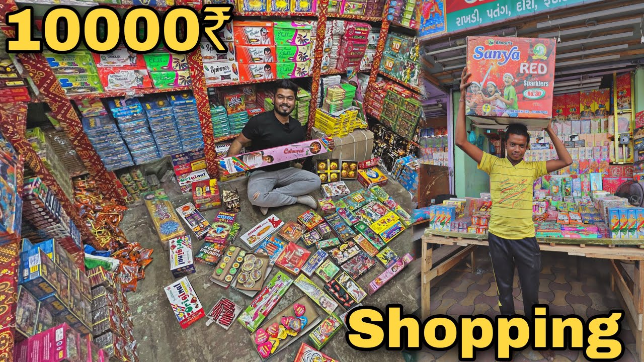 Diwali crackers Shopping | Diwali 2022 | Diwali crackers market | Crackers market | @SezuUniverse