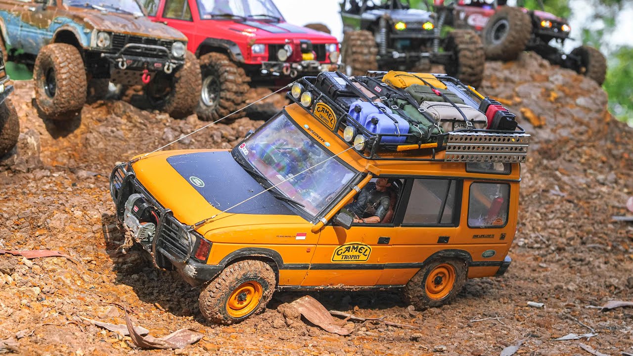 Main Mobil RC Offroad Weekend Rutin Balikpapan Skala 1/10 | SCX10 WLtoys Vanquish TRX4 D1RC FMS