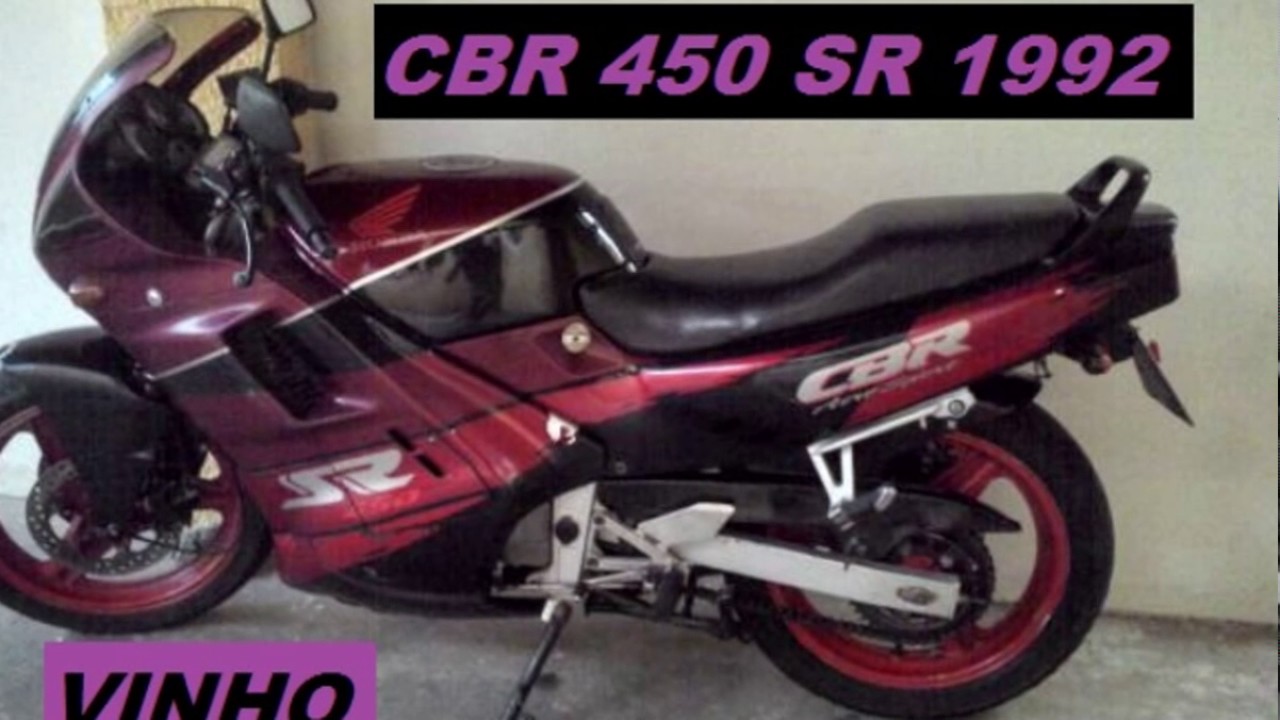 CBR 450 SR ,a evolução de 1989 a 1994 e ficha técnica .