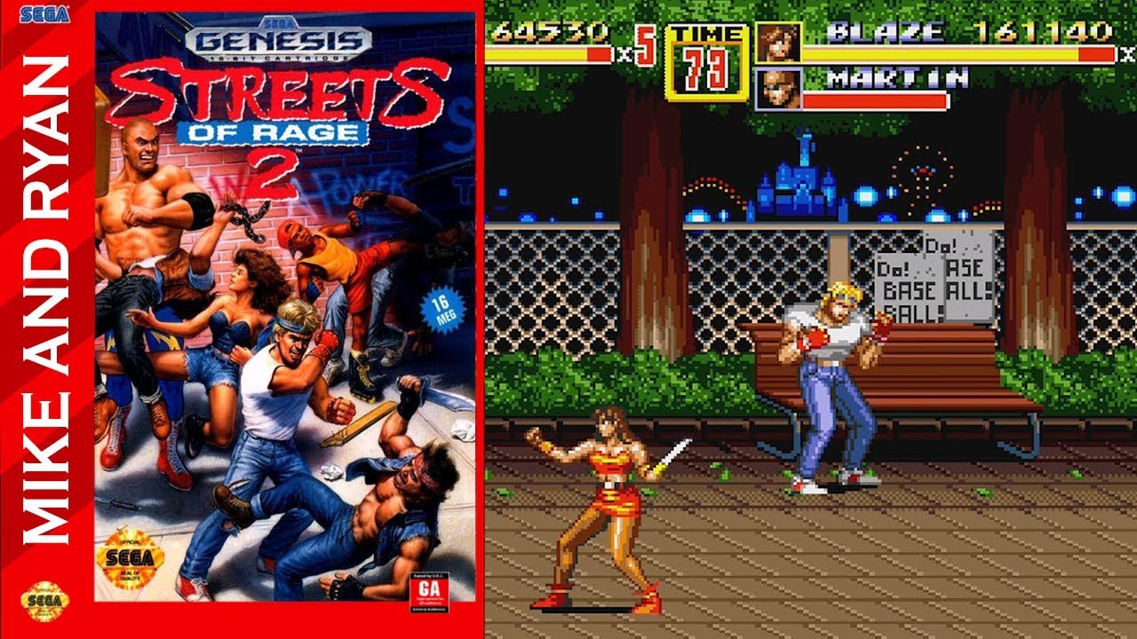 Streets of Rage 2 (Sega Genesis) Mike & Ryan