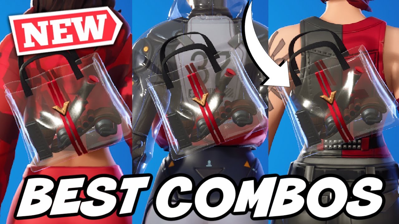 BEST COMBOS FOR *NEW* TRANSLUCENT TOTE BACKBLING (UNDERCOVER SUMMER SET)! - Fortnite