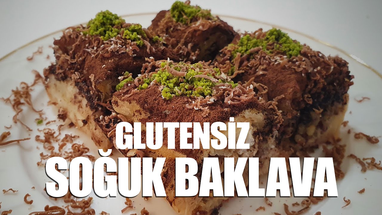 Glutensiz ÇİKOLATALI SOĞUK BAKLAVA tarifi / Glutenfree COLD BAKLAVA recipe