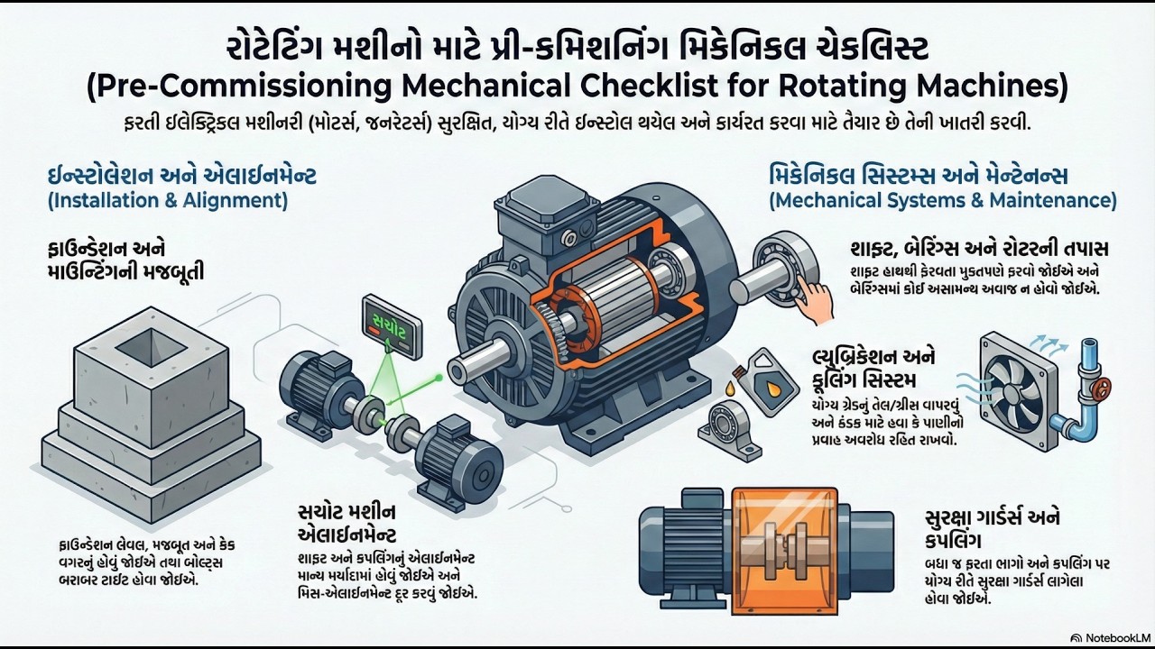 Chapter 4 Lecture 1 Pre-Commissioning Inspections / Checks For Retating Electrical Machines