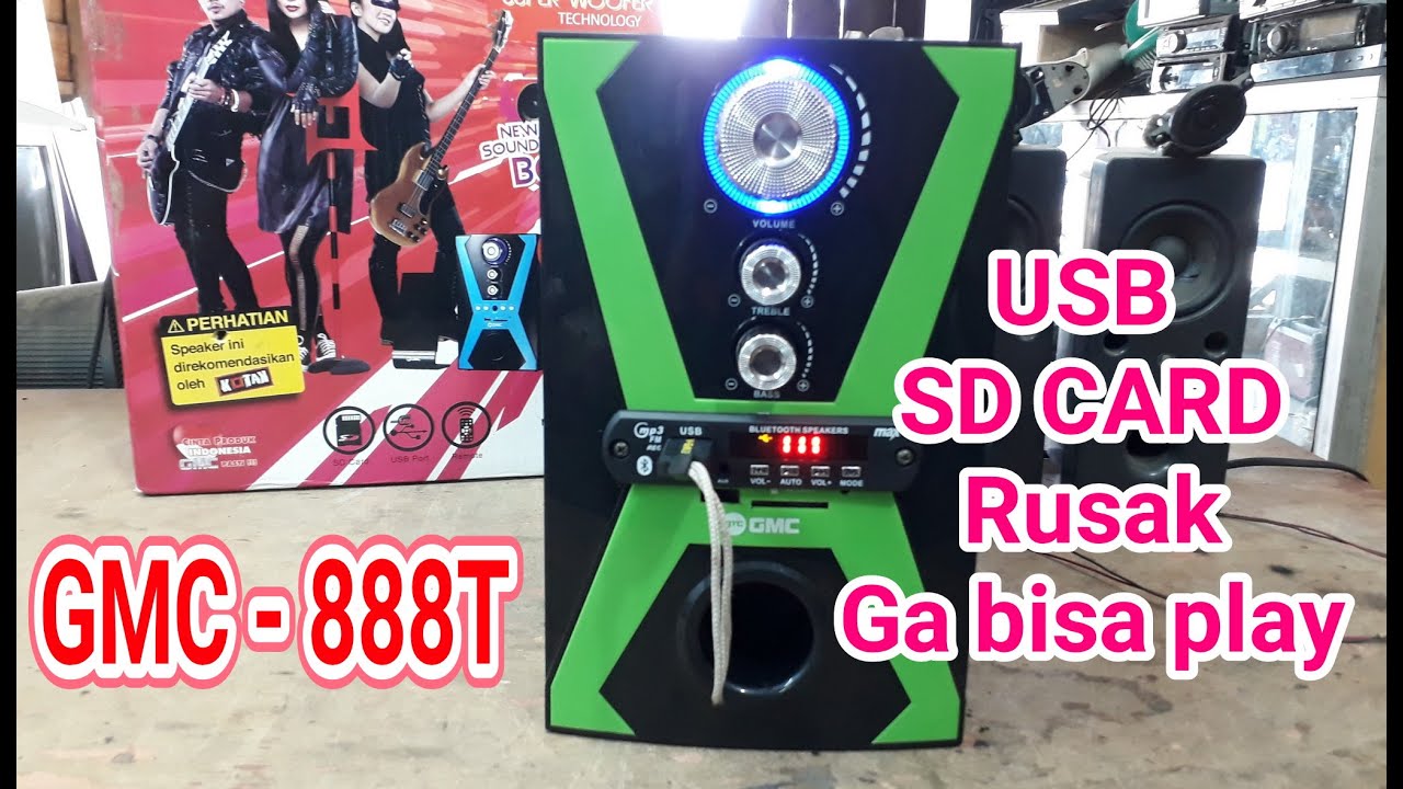cara memperbaiki speaker GMC - USB SD Card ga bisa