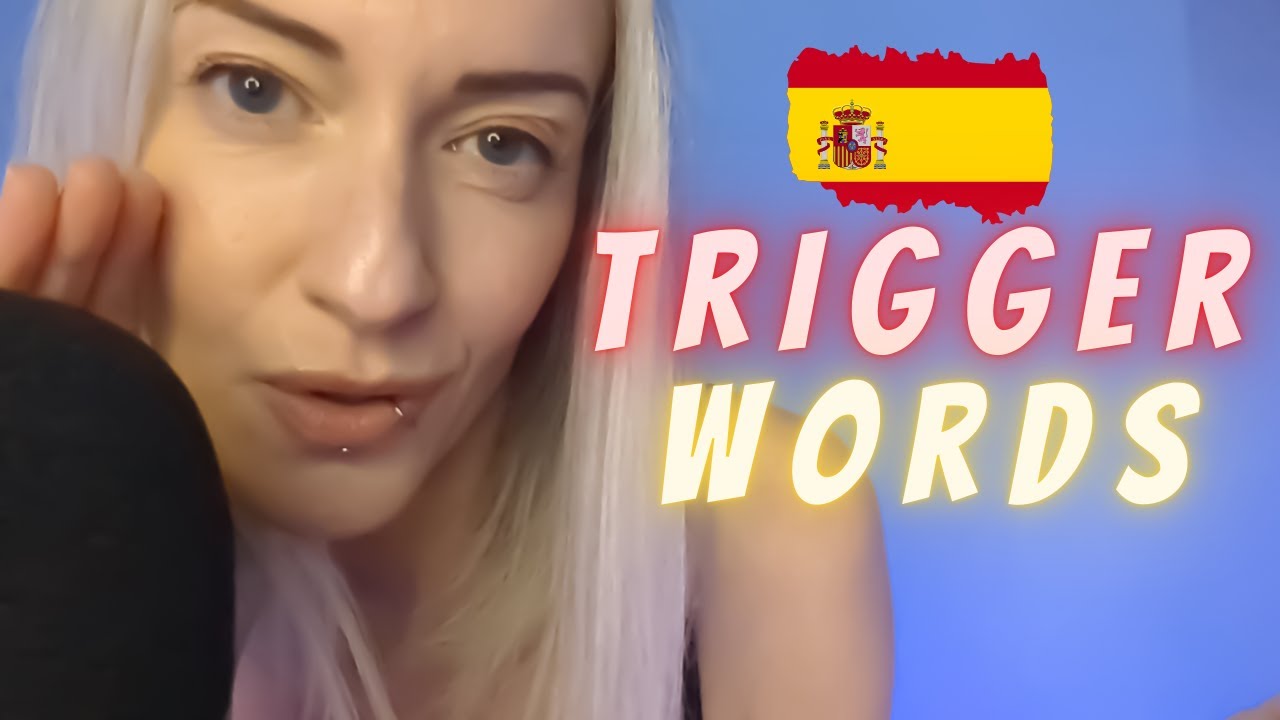 ASMR | Spanish Trigger Words (hand movements, mouth sounds)