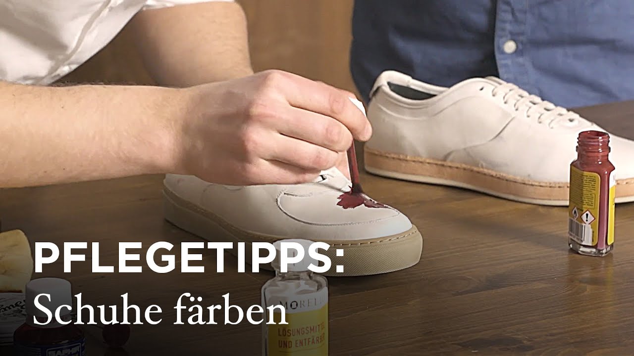Pflegetipp: Schuhe selber färben