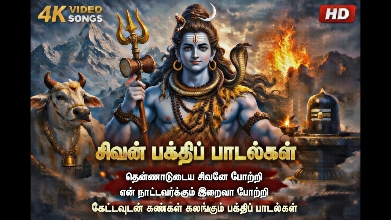 ஓம் நமசிவாயா | Maha Shivaratri Special Tamil Shivan Songs | மகா சிவராத்திரி 2026| Om Namah Shivaya