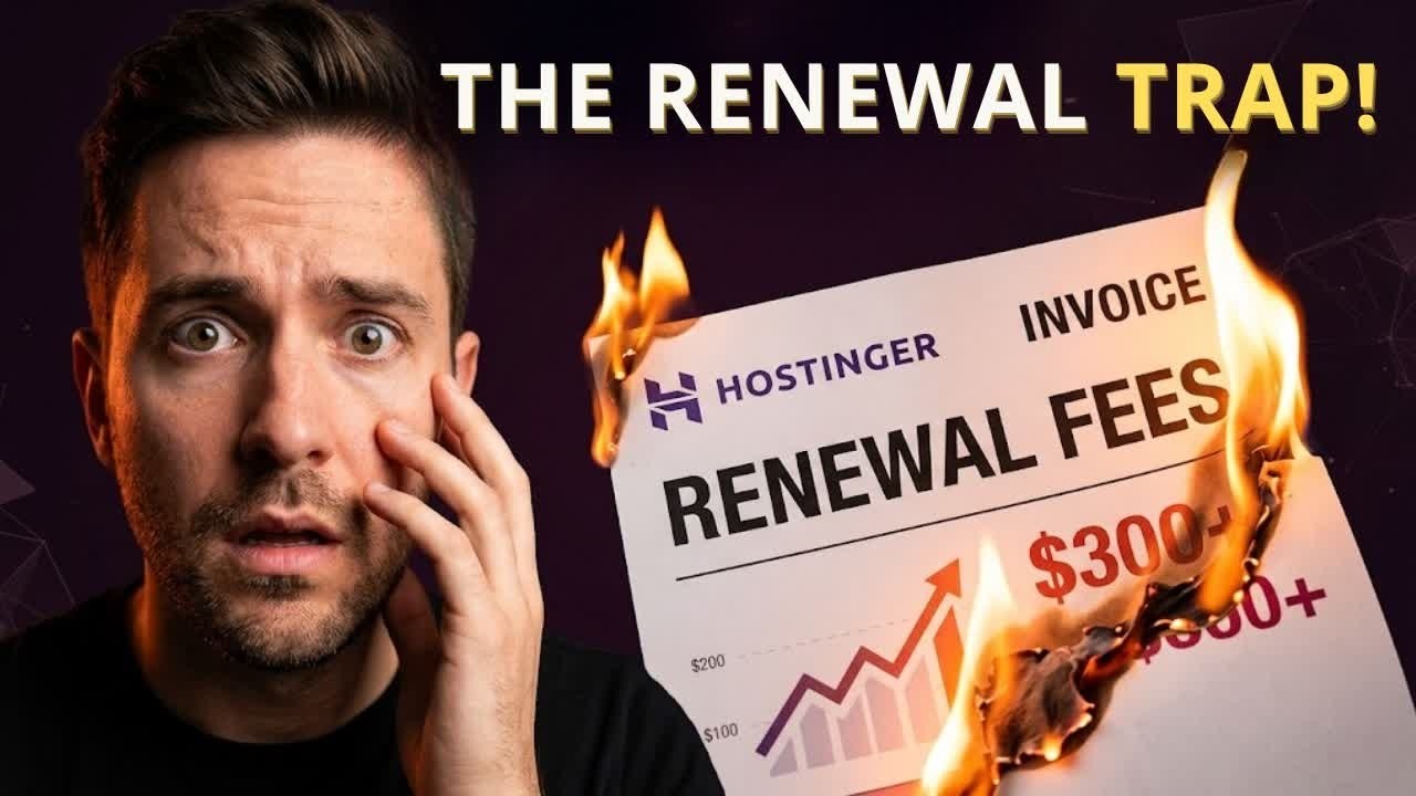 Hostinger Renewal Trap Exposed &mdash; Avoid $300 Renewal Fees